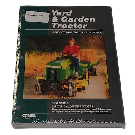 Aftermarket YGT2-1 Clymer Yard and Garden Tractor Service Manual Multi-Cylinder Volume 2 MAW70-0032